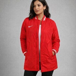 Nike women’s Red Bomber Jacket